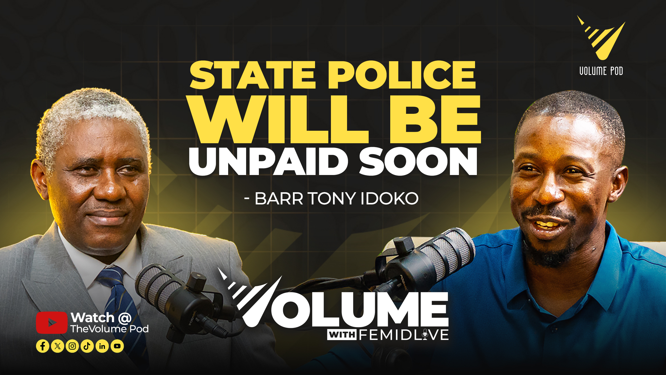 VolumePod YT- Barr Tony Idoko
