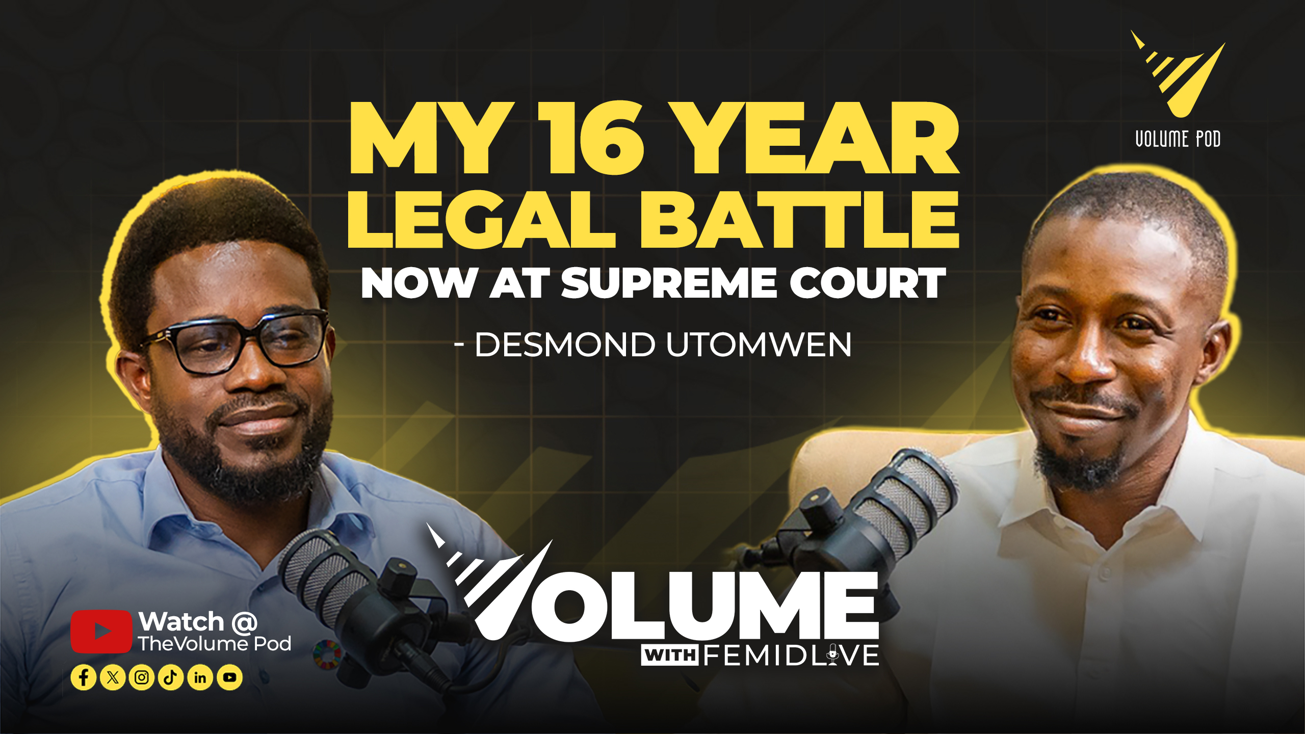 VolumePod YT - Desmond Utomwen